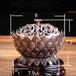 Lotus Brass Aromatherapy Burner With Artistic Trumpet Design - Zenvia - Sleep Galleria
