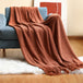 Knitted Acrylic Fiber Pineapple Grid Blanket 180x200cm - Sleep Galleria