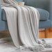 Knitted Acrylic Fiber Pineapple Grid Blanket 180x200cm - Sleep Galleria