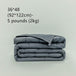 Pure Cotton Plain Weighted Blanket 2kg - Calmora - Sleep Galleria
