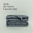 Pure Cotton Plain Weighted Blanket 2kg - Sleep Galleria