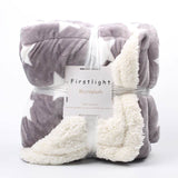 Double Thickened Imitation Lambskin Plush Polyester Blanket - Sleep Galleria