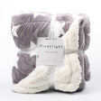 Double Thickened Imitation Lambskin Plush Polyester Blanket - Sleep Galleria
