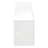 Modern Glossy White MDF TV Stand Console - Sleep Galleria