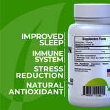 MELATONIN - Melatonin 3 Mg 60 Cap - Sleep Supplement - Dietary Supplement Restful Sleep - Deep Sleep - Relaxation - Focus Factor - Hallusa Natural