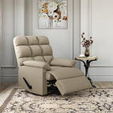 Contemporary Microsuede Foam Recliner Chair