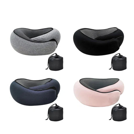 Neck Travel Pillow Memory Foam Neck Pillow Comfort Compact Ergonomic for Travel