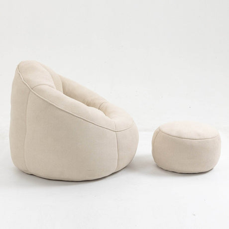 Microfiber Foam Filled Bedding Bean Bag Chair - Calmora - Sleep Galleria