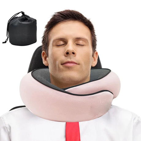 Neck Travel Pillow Memory Foam Neck Pillow Comfort Compact Ergonomic for Travel
