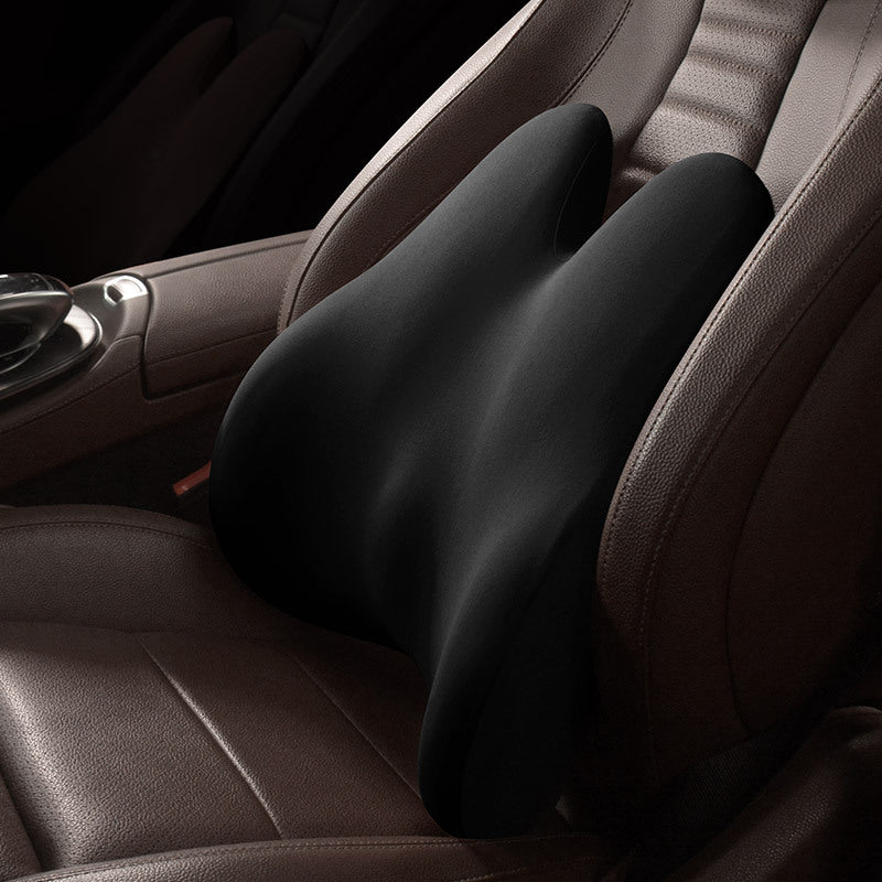 Car Back Pillow Lumbar Support Seat Cushion Car Neck Pillow Memory Foam Ergonomics Car Pillows for Driver Chair Cushion Comfort