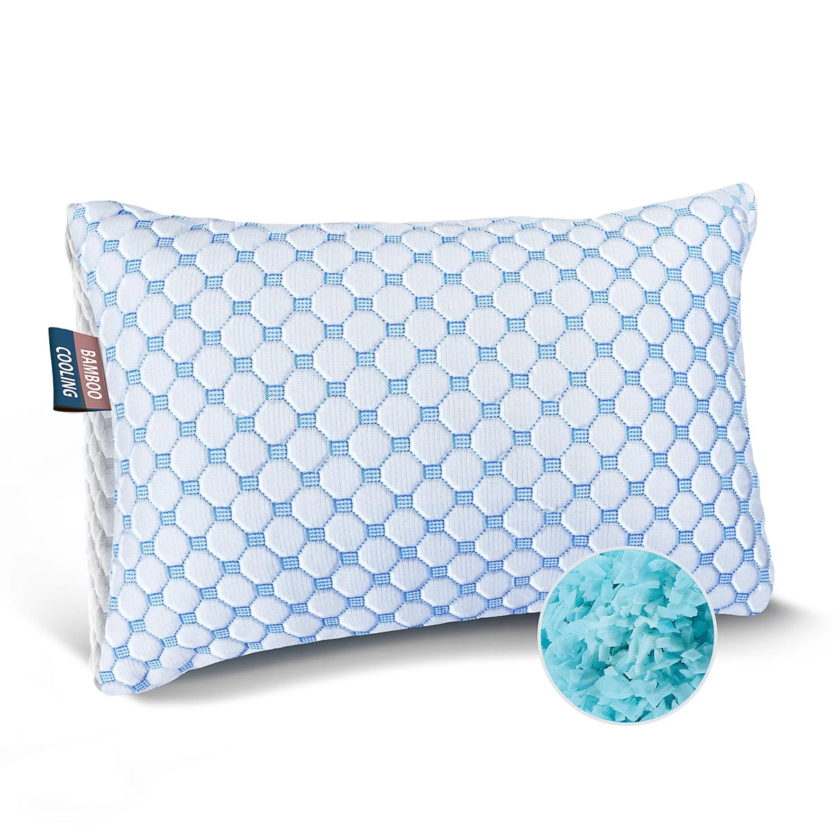 Virtu Temperature Regulating Reversible Cooling Body Pillow for Adult, Adjustable Memory Foam Long Body Pillows for Bed, 20" X 54"