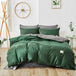 3-Piece Bean Paste Grey Bedding Set With Pillowcase - Sleep Galleria