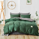 3-Piece Bean Paste Grey Bedding Set With Pillowcase - Sleep Galleria