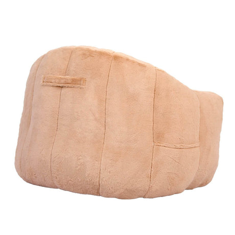High - Density Foam Faux Fur Beanbag Chair - Calmora - Sleep Galleria