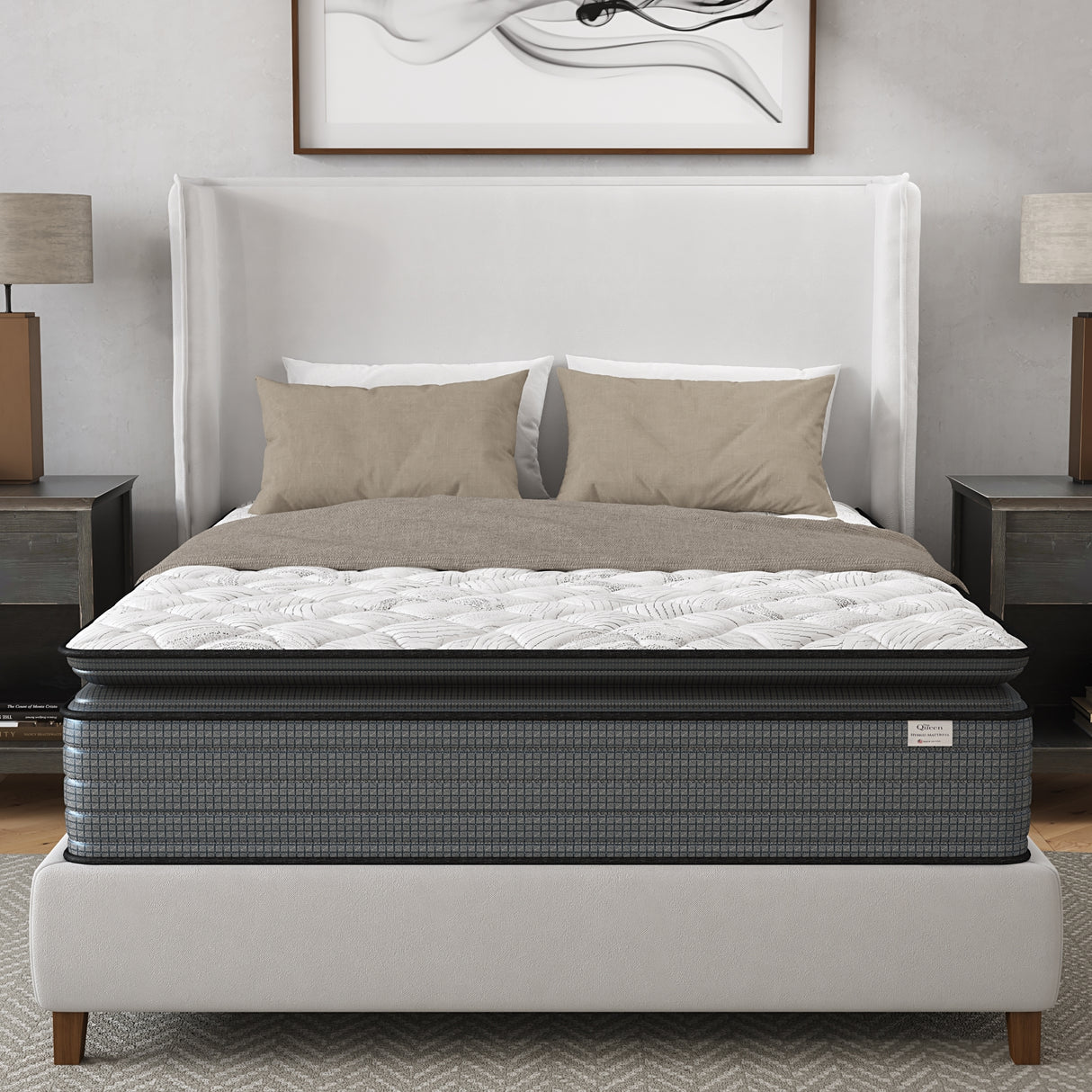 Medium 14-Inch Orthopedic Hybrid Pillow Top Full Mattress