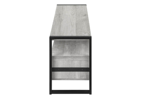 Contemporary Grey Laminate TV Stand With Storage Drawers - Sleep Galleria