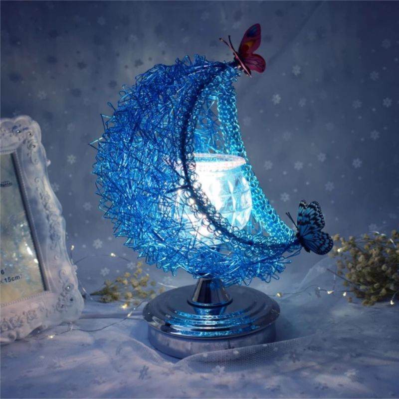 Aluminum Crescent Aromatherapy Lamp Incense Burner - Calmora - Sleep Galleria