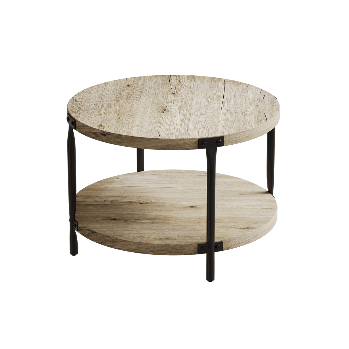 Modern Minimalist Double-Layer Wooden Coffee Table - Sleep Galleria