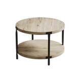 Modern Minimalist Double-Layer Wooden Coffee Table - Sleep Galleria