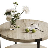 Modern Minimalist Double-Layer Wooden Coffee Table - Sleep Galleria