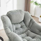 Soft Lounge Chair With Ottoman And Side Pocket - Sleep Galleria