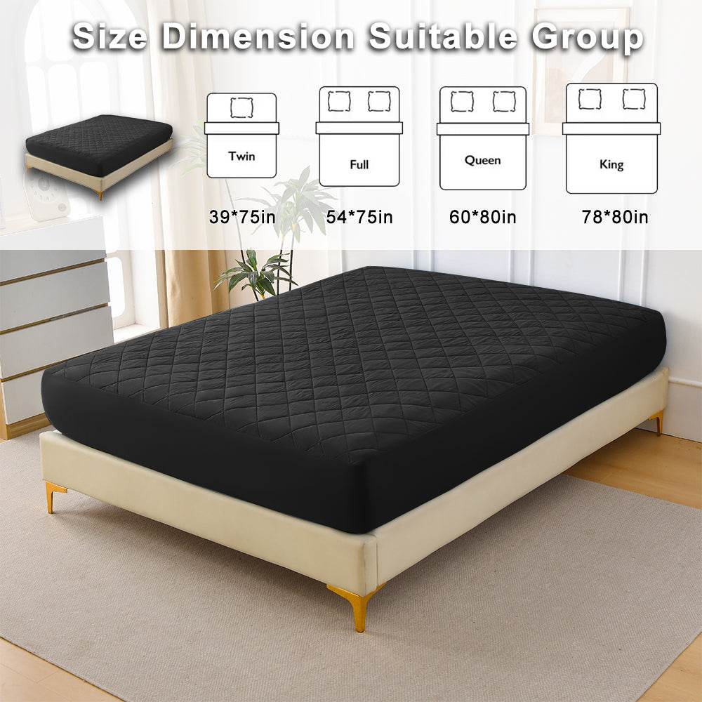 Ultrasonic Waterproof Cotton Full Mattress Protector - Sleep Galleria