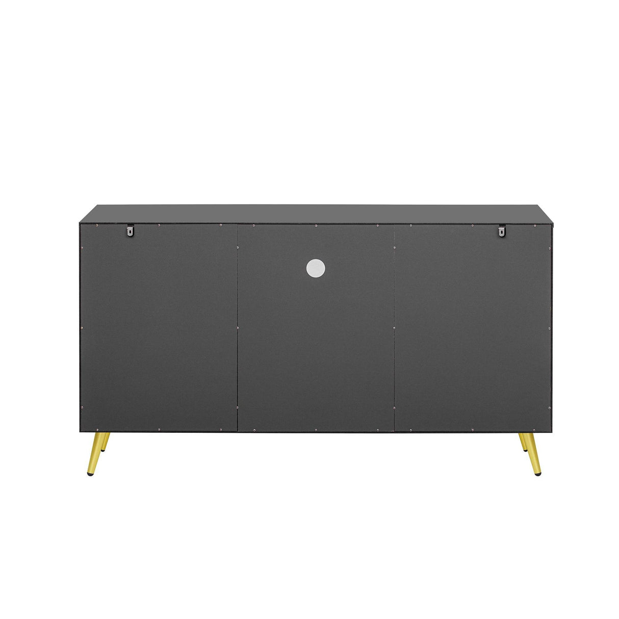 Modern Gray MDF TV Stand With Adjustable Shelf - Sleep Galleria
