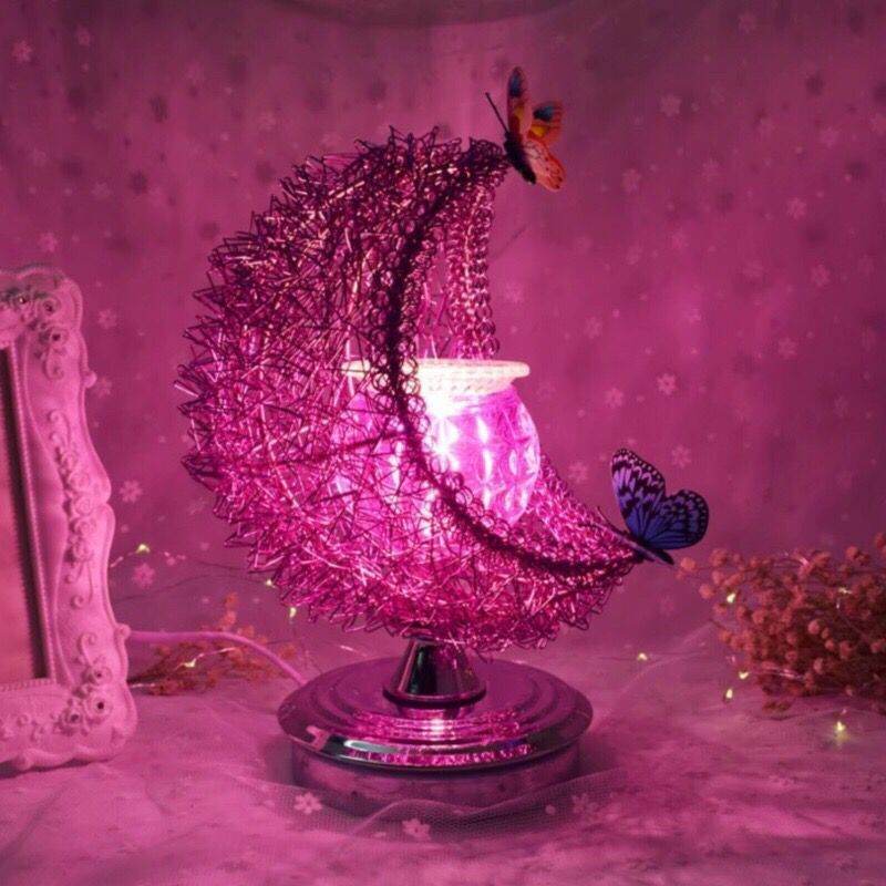 Aluminum Crescent Aromatherapy Lamp Incense Burner - Calmora - Sleep Galleria