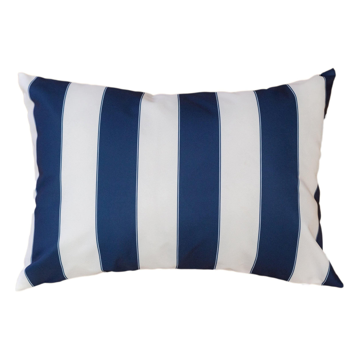 Weather Resistant Navy Polyester Indoor Outdoor Pillow 14x20