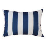 Weather Resistant Navy Polyester Indoor Outdoor Pillow 14x20
