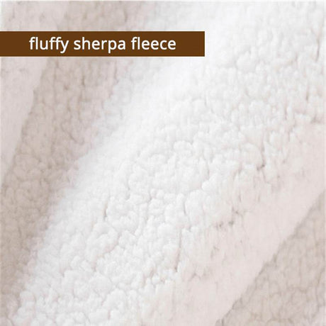 Double Thickened Imitation Lambskin Plush Polyester Blanket - Calmora - Sleep Galleria