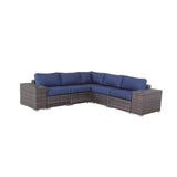 Fully Assembled Rattan Wicker 4-Person Outdoor Seating Group