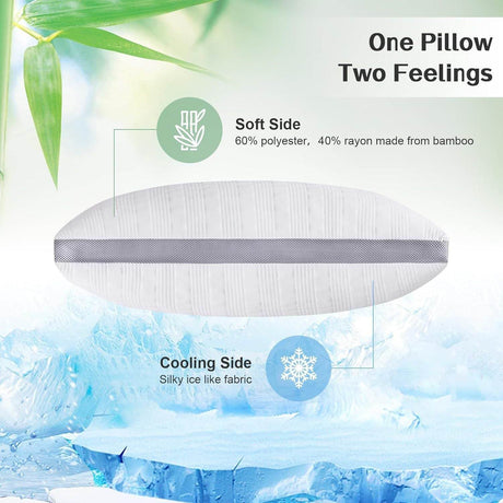 Cooling Memory Foam Cervical Pillow for Adults - Calmora - Sleep Galleria
