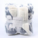 Double Thickened Imitation Lambskin Plush Polyester Blanket - Calmora - Sleep Galleria