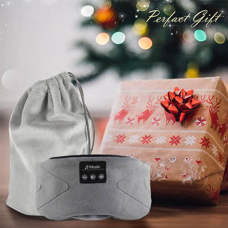 Bluetooth White Noise Sleep Mask With Stereo Sound - Driftwood - Sleep Galleria