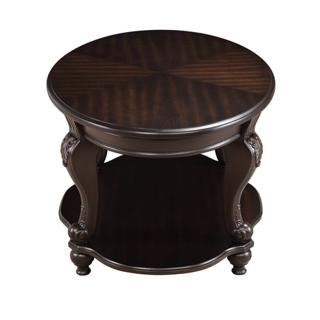 3-Piece Espresso Rubber Wood Coffee Table Set - Sleep Galleria