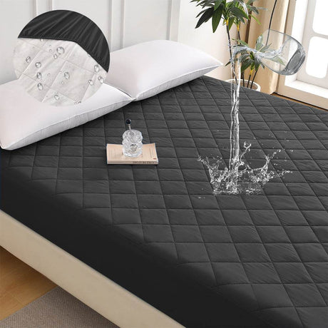 Ultrasonic Waterproof Cotton Mattress Protector Queen - Sleep Galleria