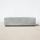 Concrete Propane Outdoor Fire Pit Table With Adjustable Flame