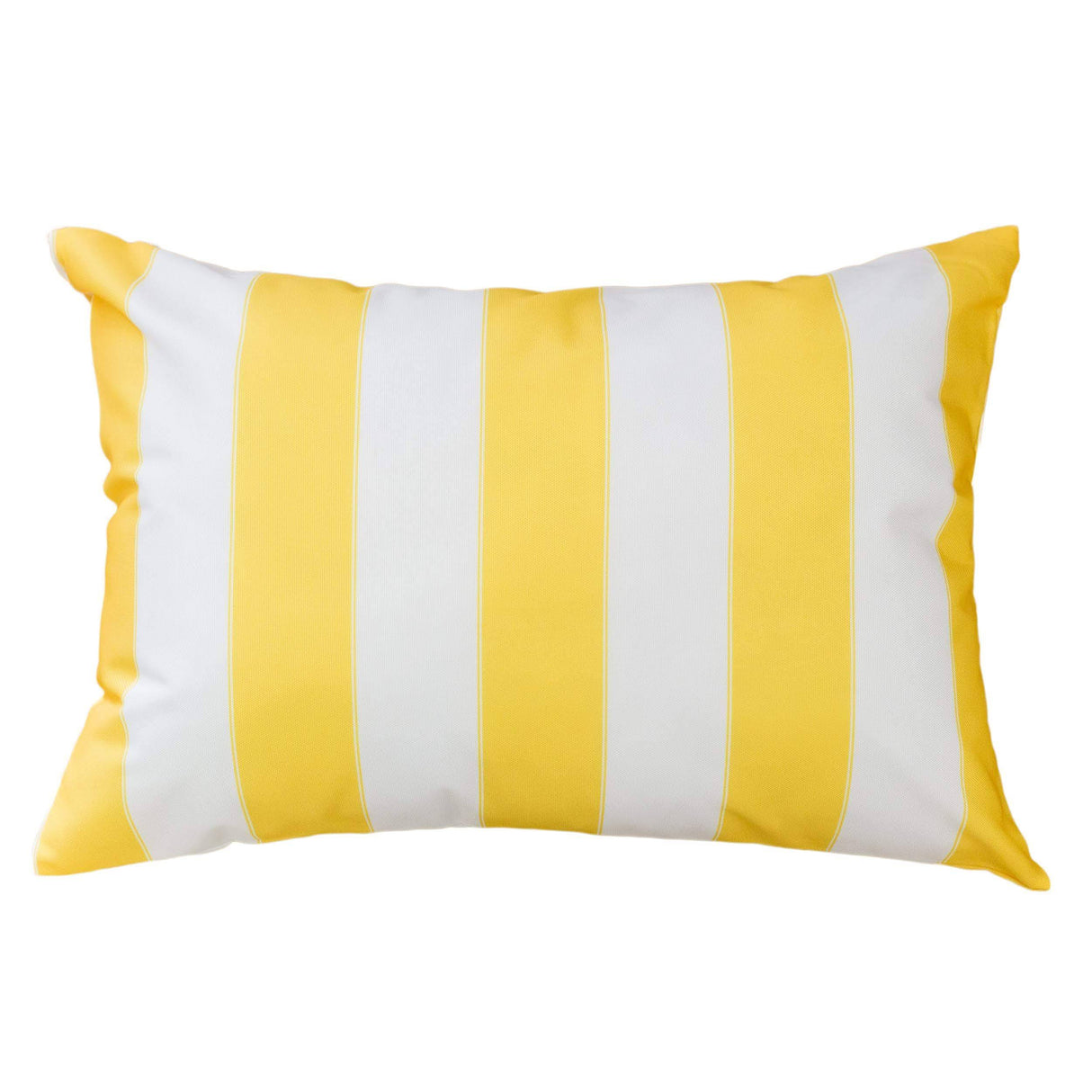Yellow Weather Resistant Polyester Indoor Outdoor Pillow 14x20
