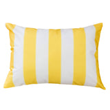 Yellow Weather Resistant Polyester Indoor Outdoor Pillow 14x20