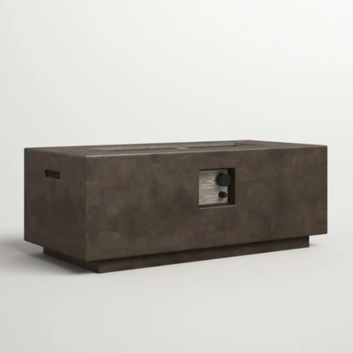 Modern Concrete Propane Gas Outdoor Fire Pit Table
