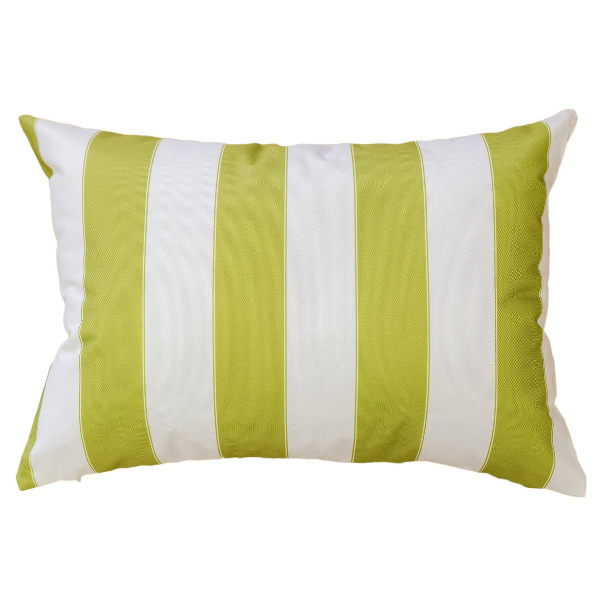 Weather Resistant Lime Green Polyester Outdoor Pillow 14x20
