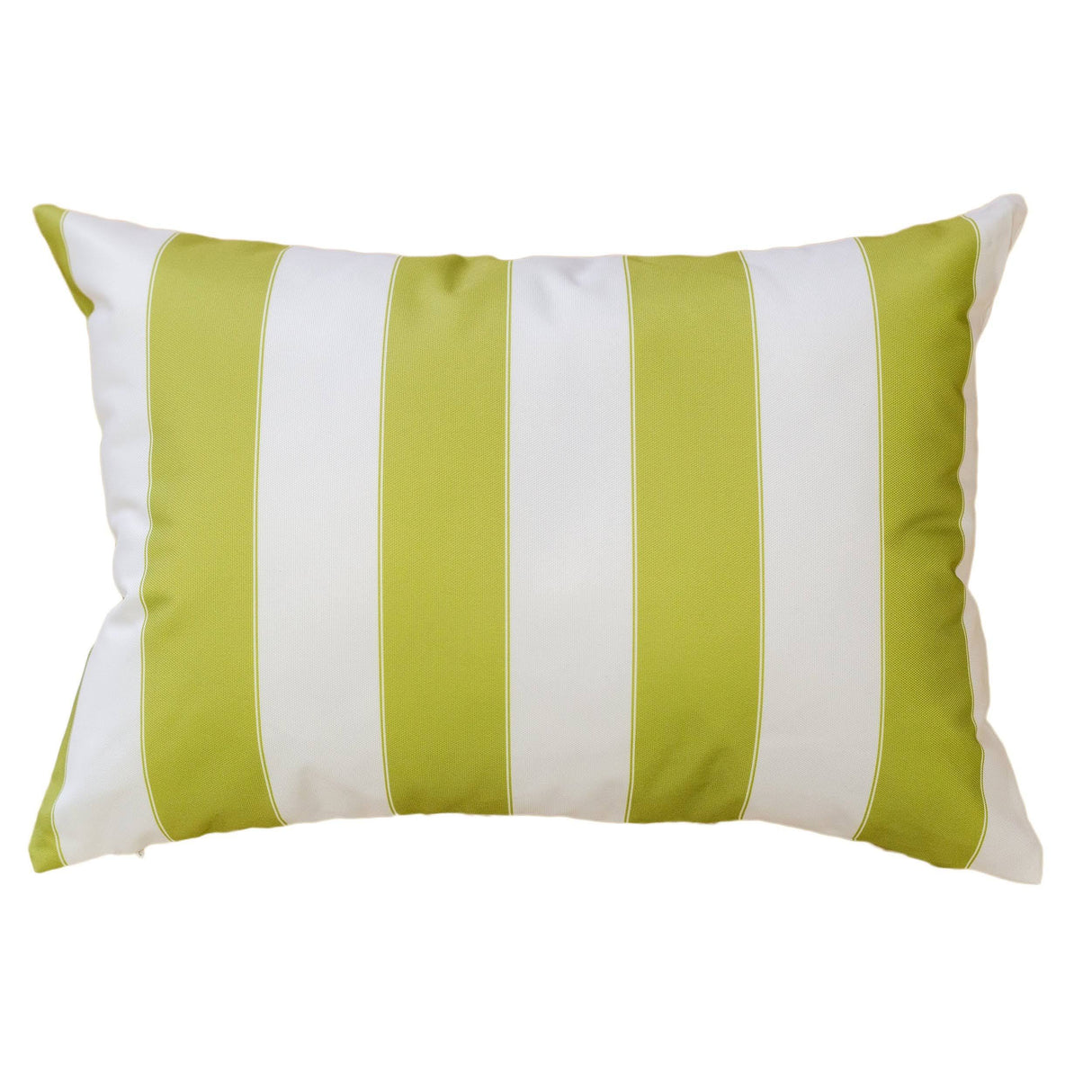Weather Resistant Lime Green Polyester Outdoor Pillow 14x20