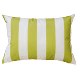 Weather Resistant Lime Green Polyester Outdoor Pillow 14x20