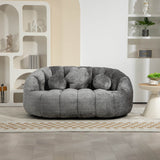 High Density Foam Chenille Bean Bag Lounge Chair - Sleep Galleria