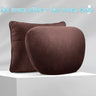 Car Neck Pillow Car Seat Headrest Pillow Auto Memory Cotton Protector Cushion for Universal Car Head Support for Gaming Chair