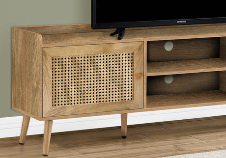 72-Inch Transitional Walnut Laminate TV Stand Console - Sleep Galleria