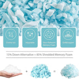 Cooling Memory Foam Cervical Pillow for Adults - Sleep Galleria