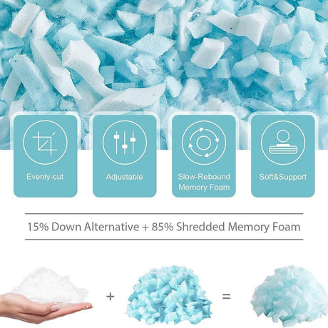 Cooling Memory Foam Cervical Pillow for Adults - Calmora - Sleep Galleria