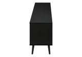 72-Inch Contemporary Brown And Black TV Stand Console - Sleep Galleria